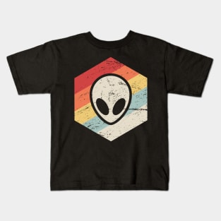 Retro Vintage Conspiracy Theory Alien UFO Kids T-Shirt